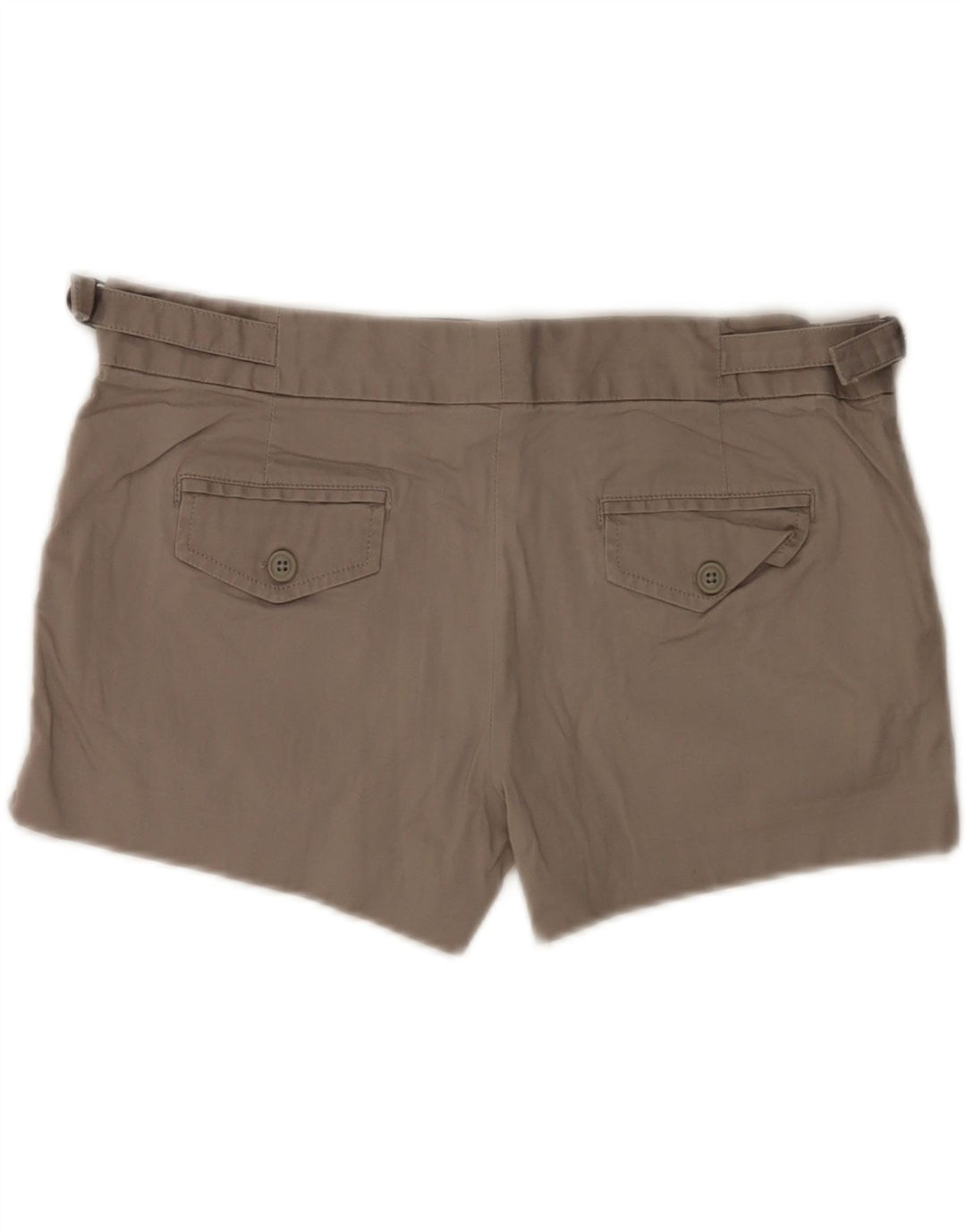 Gap Damen Chinoshorts UK 12 Medium W32 Graue Baumwolle