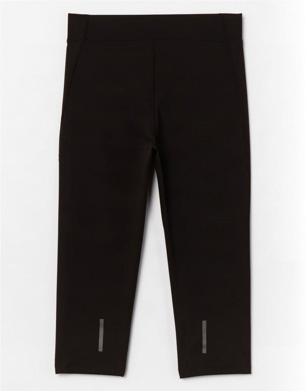 Adidas Damen Climalite Capri Leggings UK 8/10 Small Schwarz
