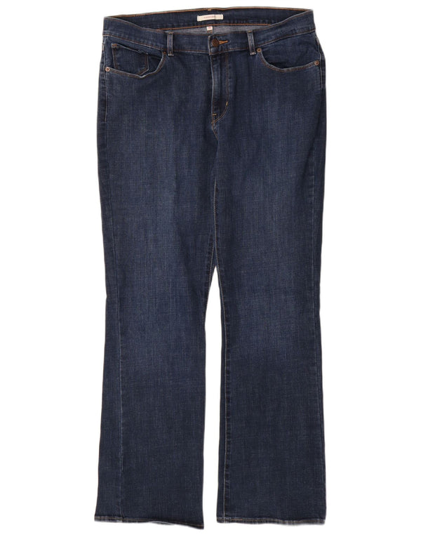 Levi's Damen Bootcut-Jeans mit klassischer Passform, US 14, XL, B32, L32, marineblaue Baumwolle