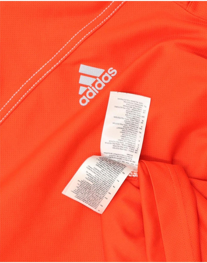 Adidas Herren T-Shirt Top Mittelorange Polyester