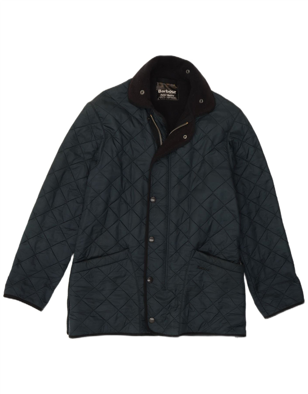 Barbour Herren Steppjacke UK 38 Medium Marineblau Polyester