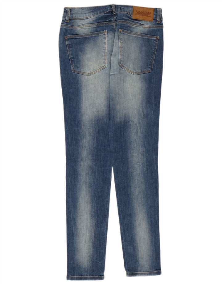 Zara Damen Skinny Jeans EU 40 Medium W30 L30 Blau