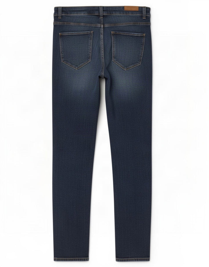 Zara Damen Slim Jeans W28 L28 Marineblau