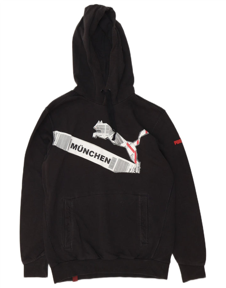 Puma Herren Munchen Graphic Kapuzenpullover, Größe S, Schwarz