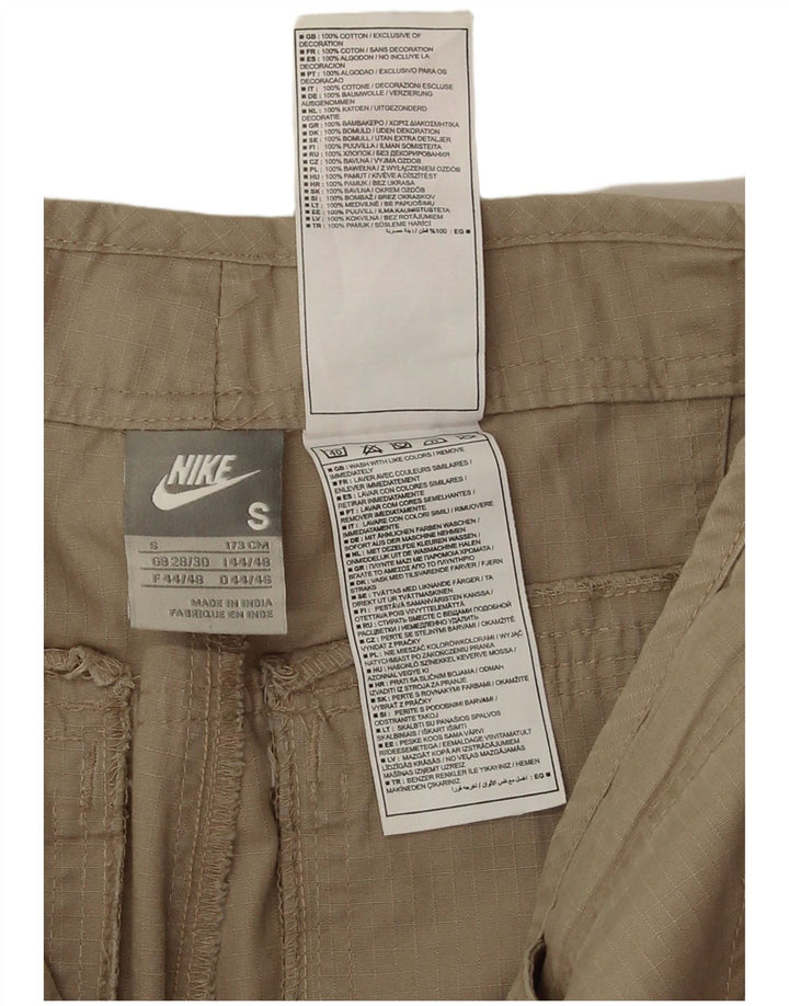 Nike Herren Straight Cargo-Hose, Größe S, W30, L30, Beige, Baumwolle