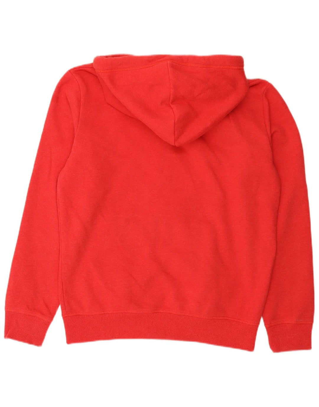Superdry Herren-Kapuzenpullover mit Reißverschluss, groß, aus roter Baumwolle