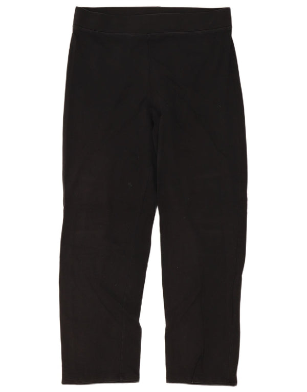 Marks & Spencer Damen Leggings UK 14 Große schwarze Baumwolle