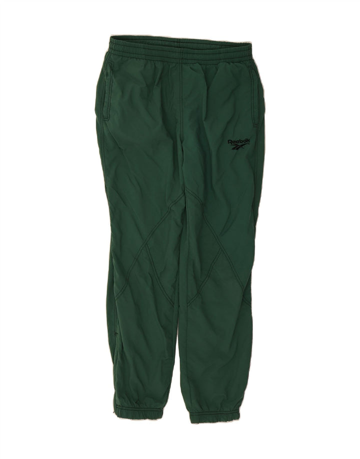 REEBOK Mens Tracksuit Trousers Joggers Large  Green Polyamide Vintage Reebok and Second-Hand Reebok from Messina Hembry 