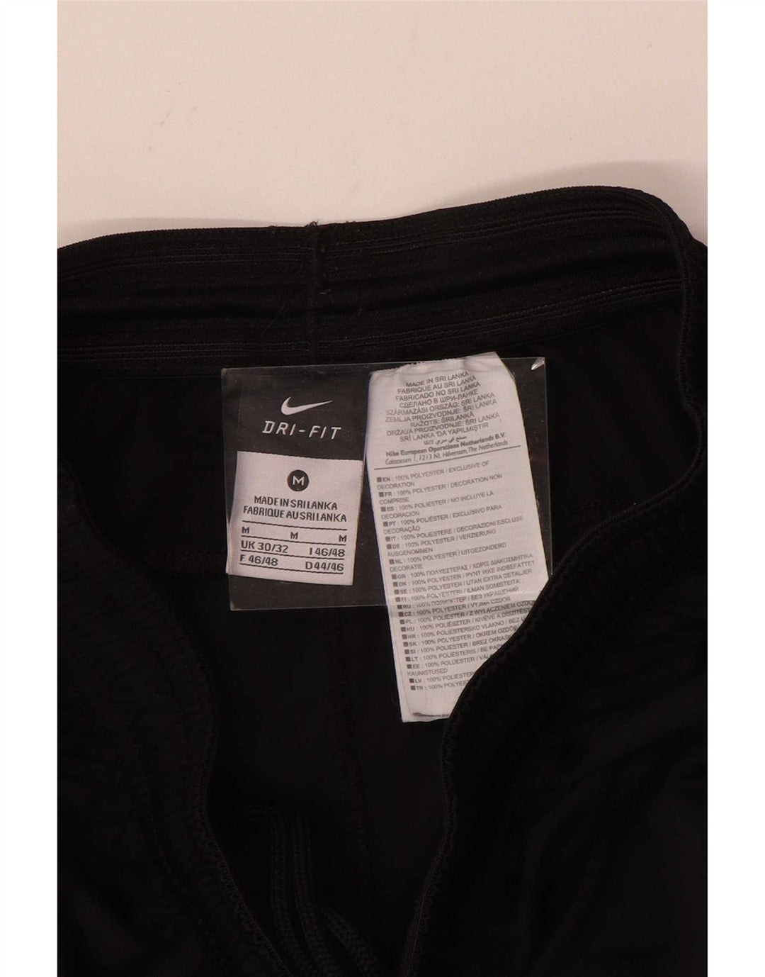 Nike Herren Dri Fit Sportshorts Mittelschwarzes Colourblock-Polyester