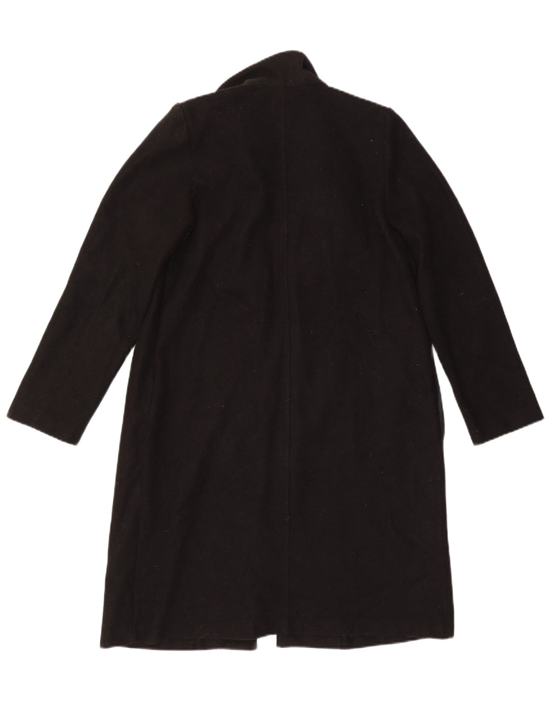 Zara Womens Open Overcoat UK 14 Medium Schwarz