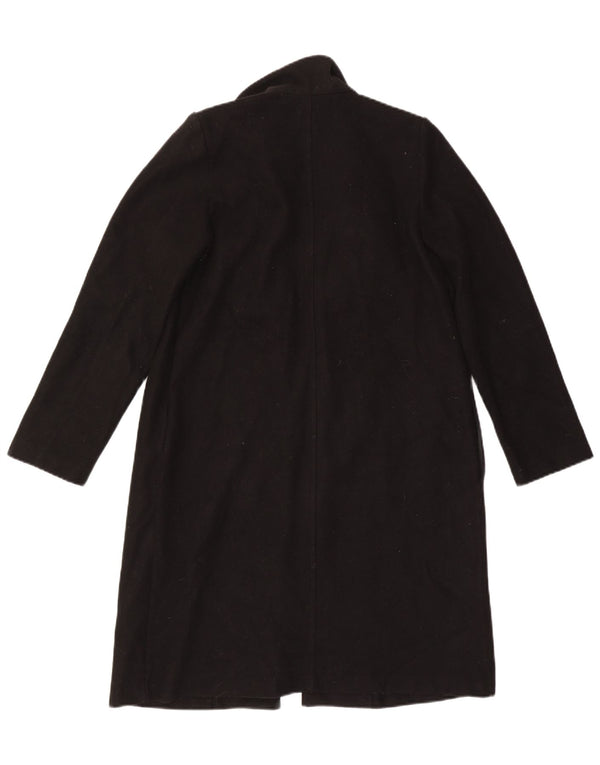 Zara Womens Open Overcoat UK 14 Medium Schwarz