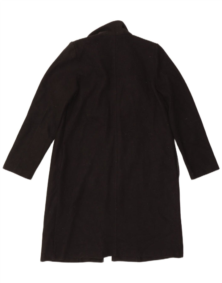 Zara Womens Open Overcoat UK 14 Medium Schwarz