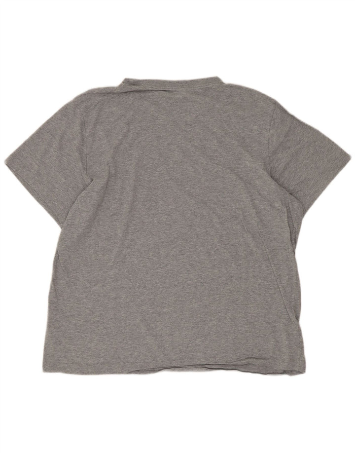 Nike Herren-T-Shirt, normal, groß, aus grauer Baumwolle