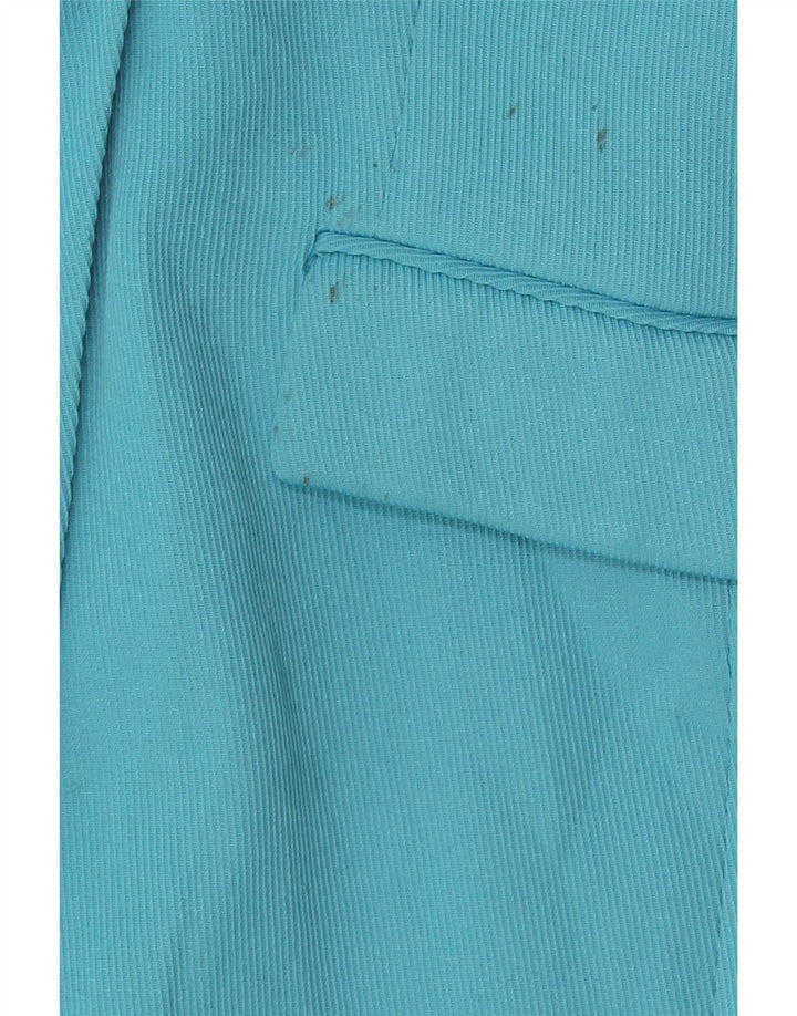 Zweireihiger Blazer für Damen von Zara, Gr. 10, Größe S, Blau, Polyester