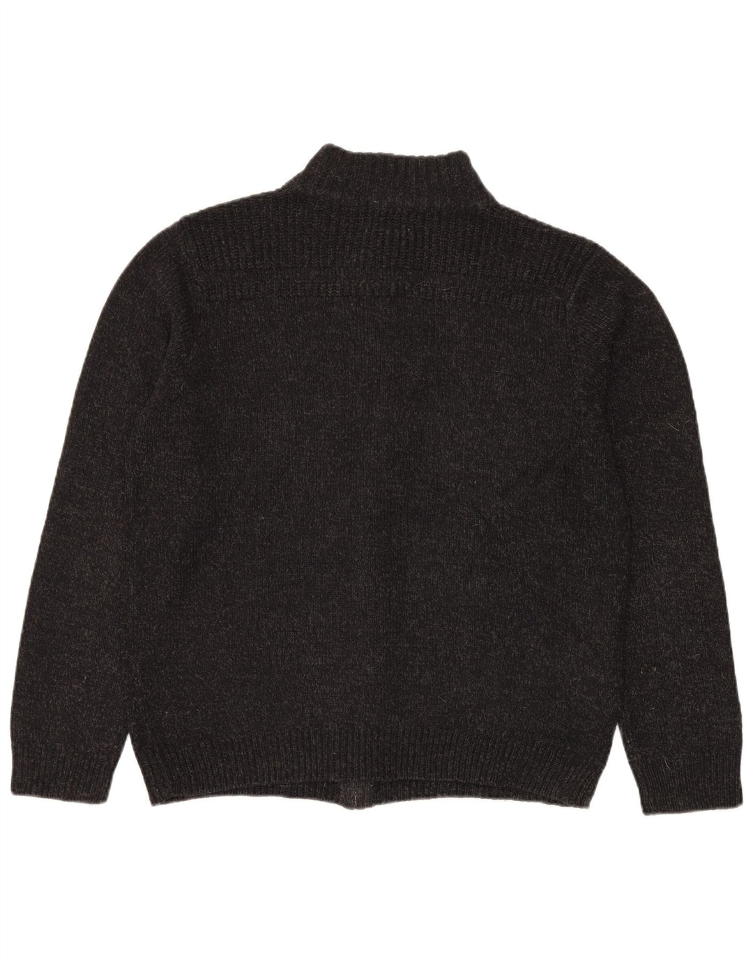 Marks & Spencer Herren-Cardigan mit normaler Passform, großes graues Acryl
