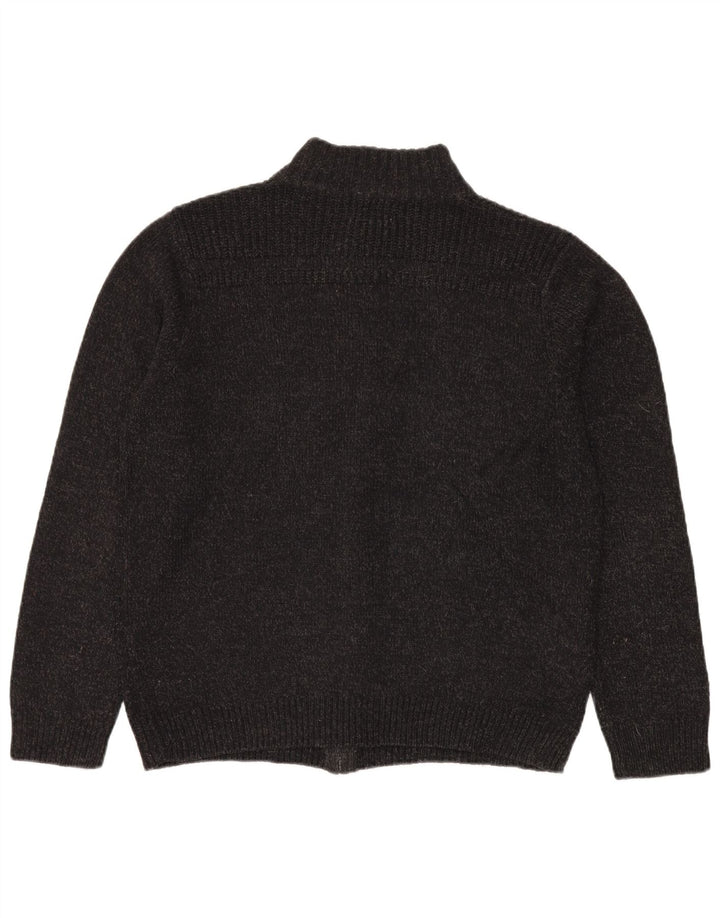 Marks & Spencer Herren-Cardigan mit normaler Passform, großes graues Acryl