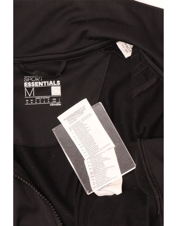 Adidas Herren Climalite Trainingsanzug Top Jacke Medium Schwarz Polyester