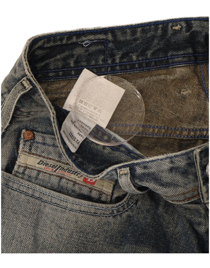 Diesel Damen Schlagjeans W30 L34 Blaue Baumwolle
