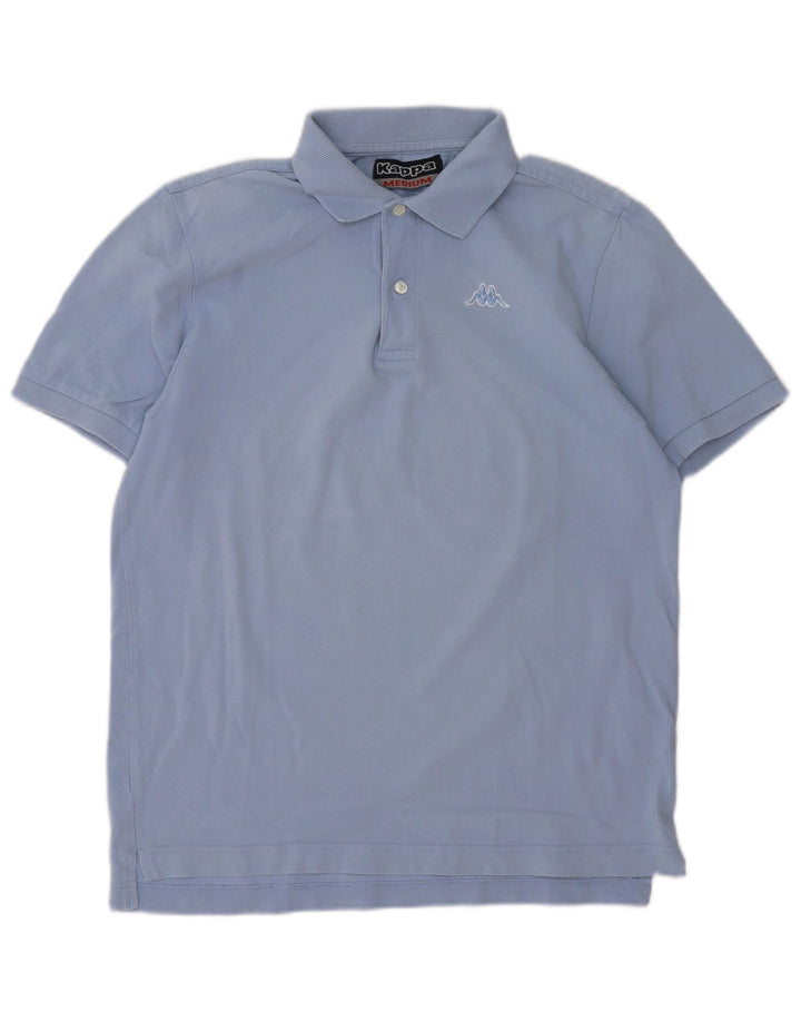 Kappa Herren-Poloshirt aus mittelblauer Baumwolle