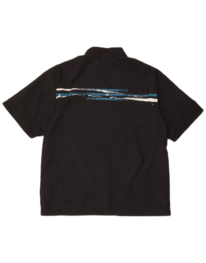 Adidas Herren Kurzarm-Trainingsoberteil, Jacke, Größe S, Schwarz, Polyester