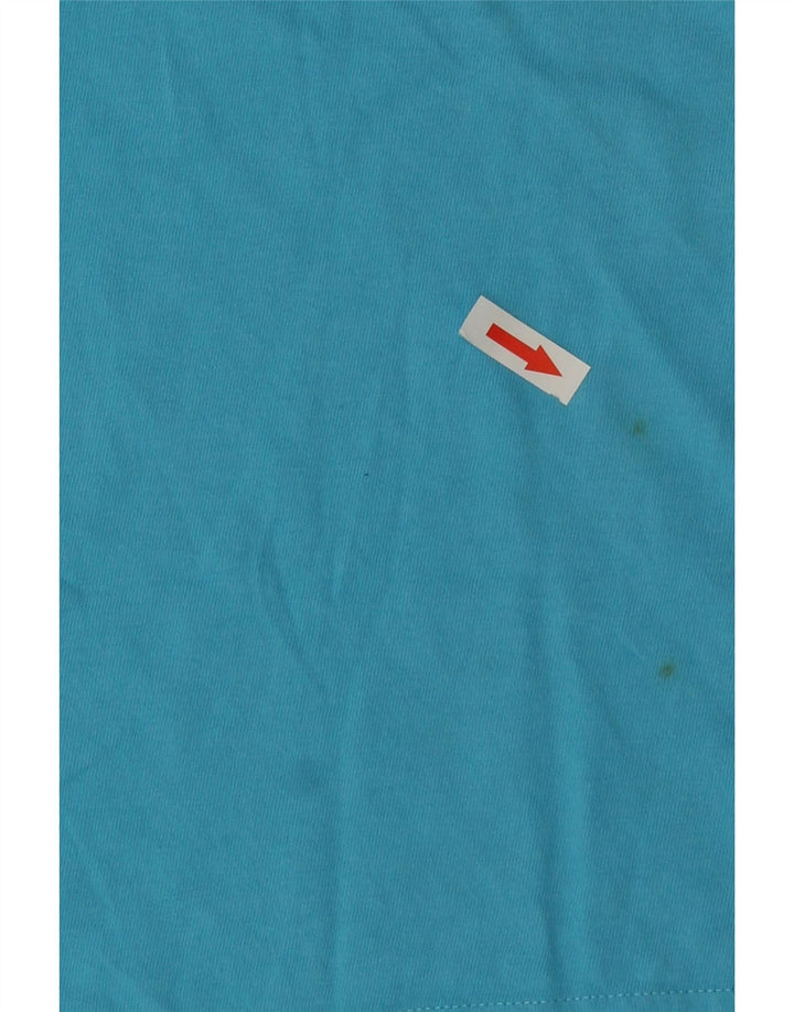 Adidas Herren Grafik T-Shirt Top Mittelblau
