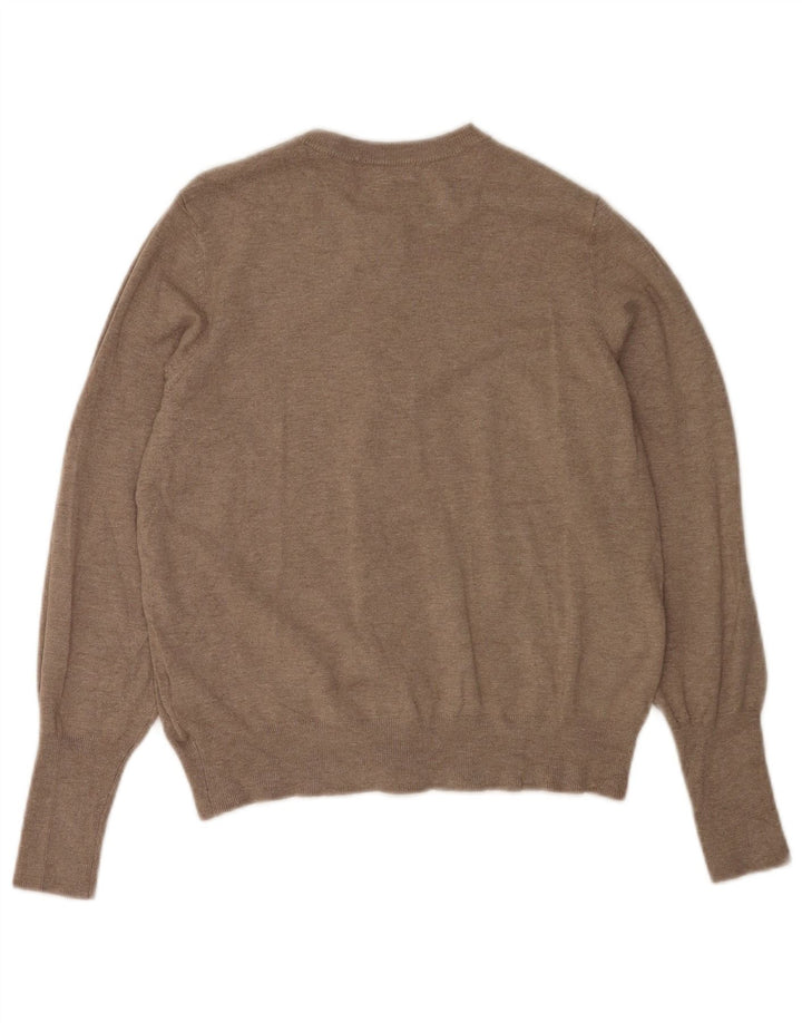 Marks & Spencer Damen Strickjacke Pullover UK 14 Mittelgraue Viskose
