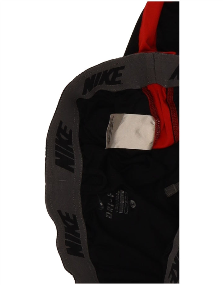 Nike Herren Dri Fit Sportshorts, groß, schwarzes Farbblock-Polyester