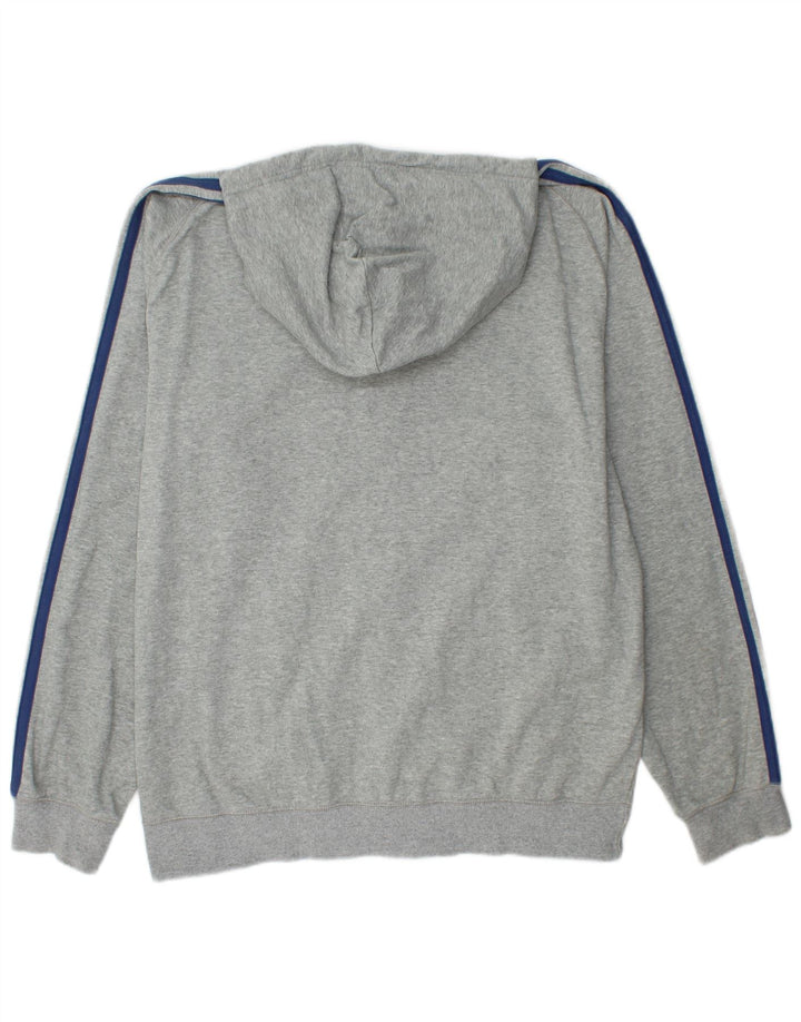 CHAMPION Herren-Kapuzenpullover mit grafischem Reißverschluss, 2XL, Grau