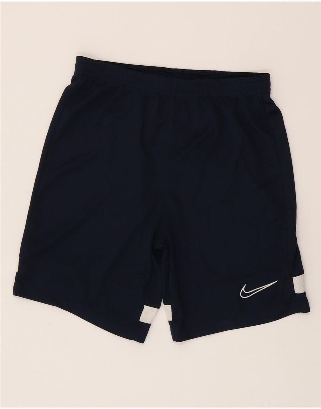 NIKE Dri Fit Sportshorts für Jungen, 12–13 Jahre, Größe L, Marineblau, Farbblock