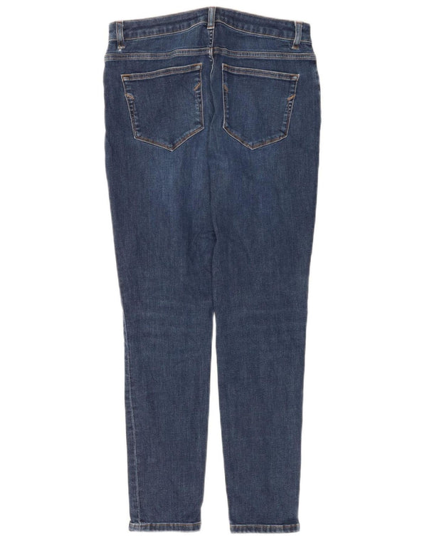 MINT VELVET Damen Skinny Jeans UK 12 Medium W30 L28 Blaue Baumwolle