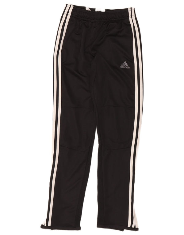 Adidas Jungen Climalite Trainingshose 11–12 Jahre, schwarzes Polyester