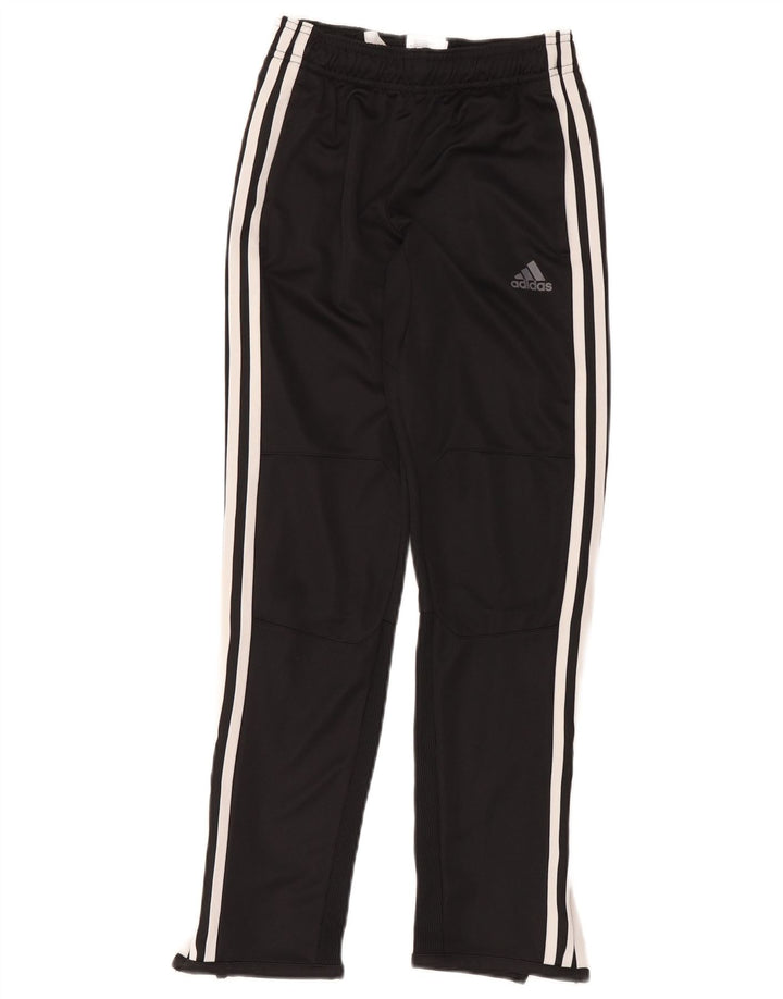 Adidas Jungen Climalite Trainingshose 11–12 Jahre, schwarzes Polyester