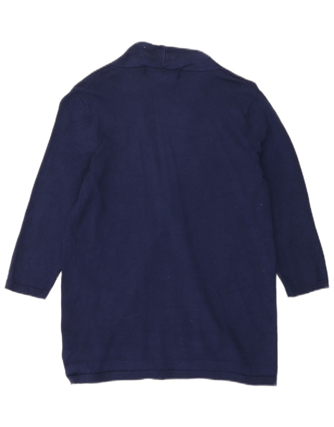 Zara Damen-Cardigan mit 3/4-Ärmeln, offen, Gr. 12, mittelmarineblau
