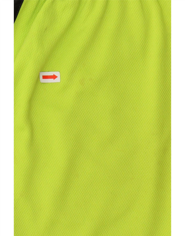 ADIDAS Boys Sport Shorts 10-11 Years Medium Green Polyester