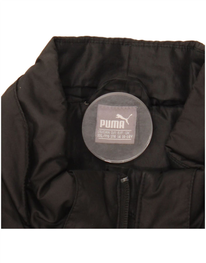 Puma Jungen Wattierte Jacke 15-16 Jahre 2XL Schwarz