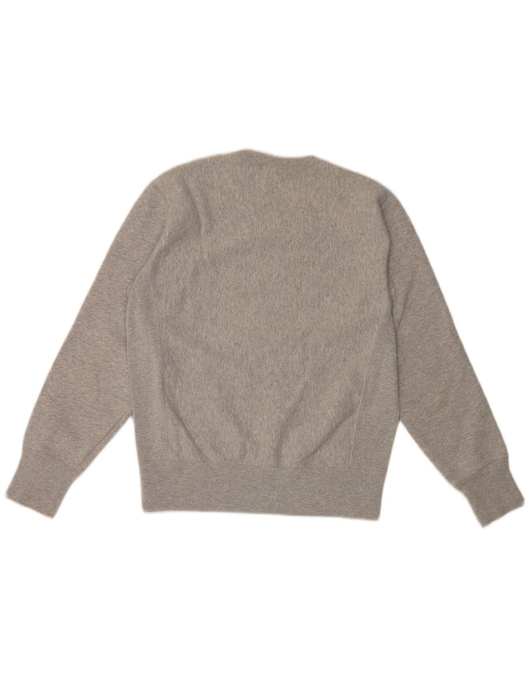 Champion Herren-Sweatshirt-Pullover aus mittelgrauer Baumwolle