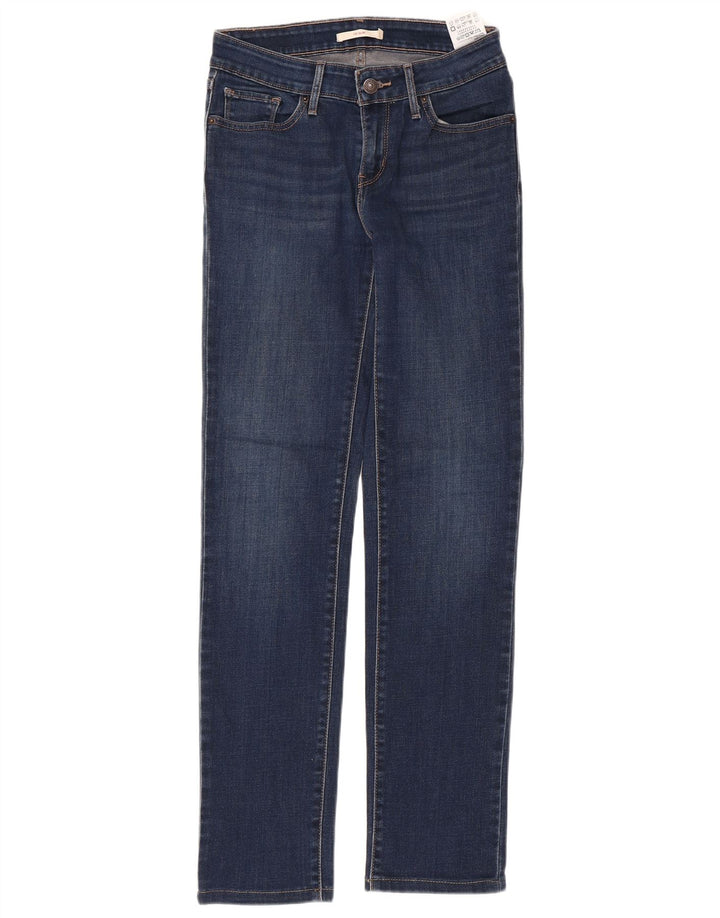 Levi's Damen 712 Slim Jeans W26 L29 Blaue Baumwolle