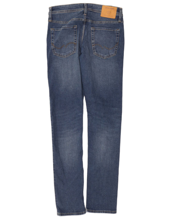 Jack & Jones Mens GLENN Slim Jeans  W30 L34 Blue Cotton