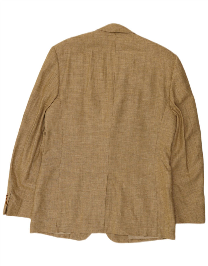 ZARA Herren-Blazer mit 3 Knöpfen, EU 52, groß, beige, Viskose