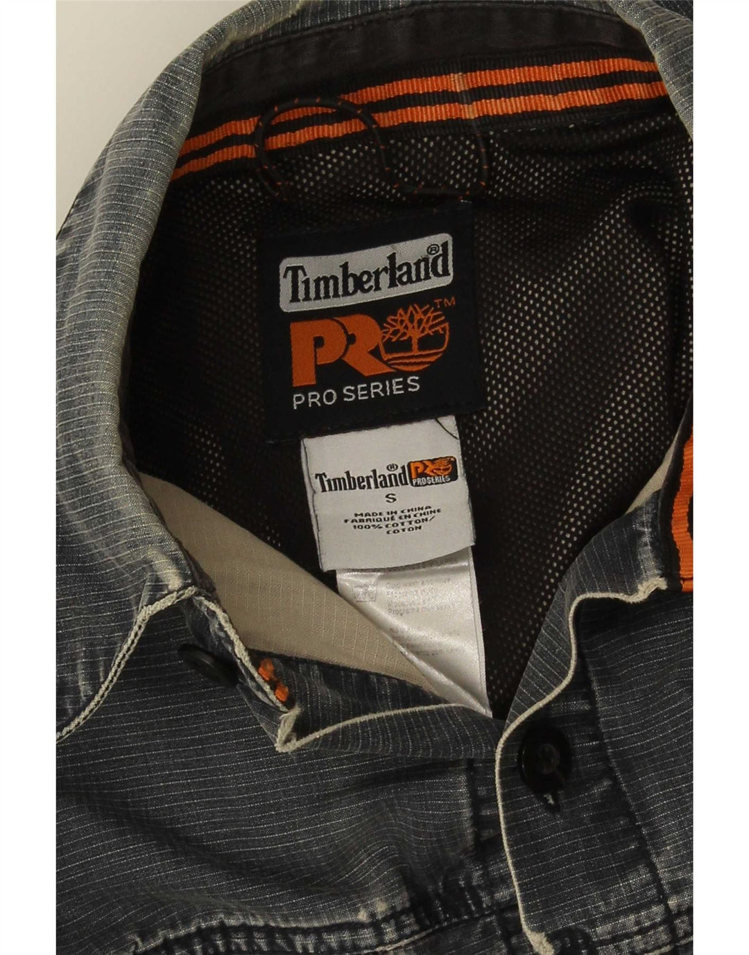 Timberland Herren-Arbeitshemd, klein, marineblau, Baumwolle
