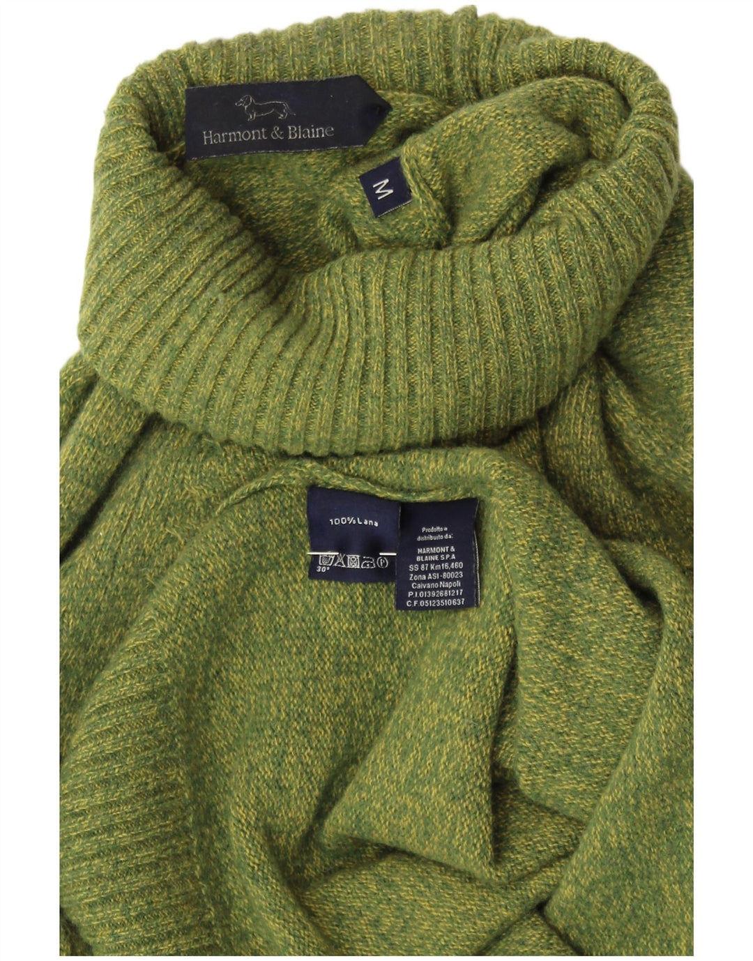 HARMONT & BLAINE Rollkragenpullover für Damen, Gr. 14, Mittelgrün