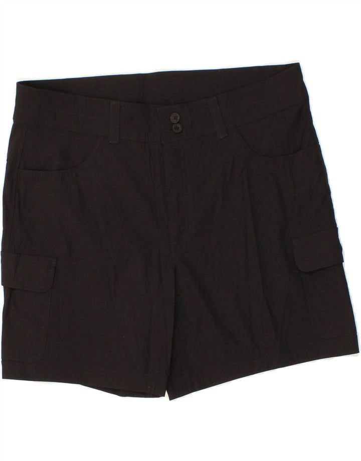 EDDIE BAUER Womens Cargo Shorts US 14 XL W36  Black Nylon Vintage Eddie Bauer and Second-Hand Eddie Bauer from Messina Hembry 