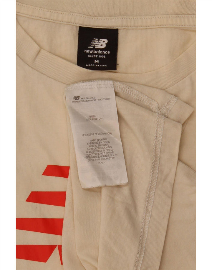New Balance Herren-T-Shirt mit Grafik, mittelbeige Baumwolle