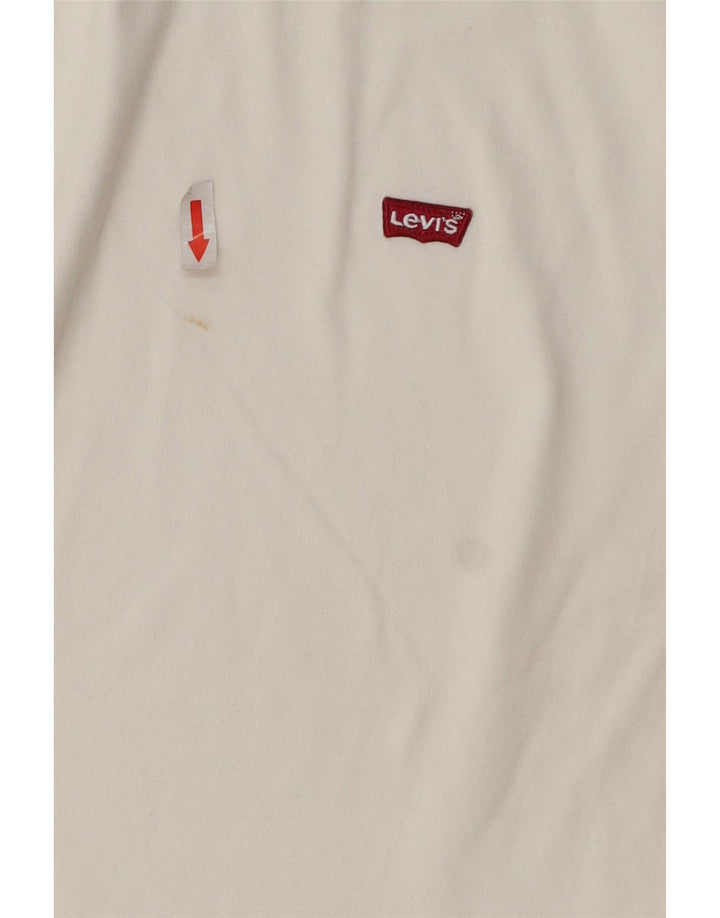 Levi's Herren-T-Shirt mit Standard-Passform, mittelweiße Baumwolle