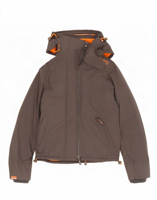 Superdry Herren The Windcheater Graphic Windjacke UK 40 Large Grau