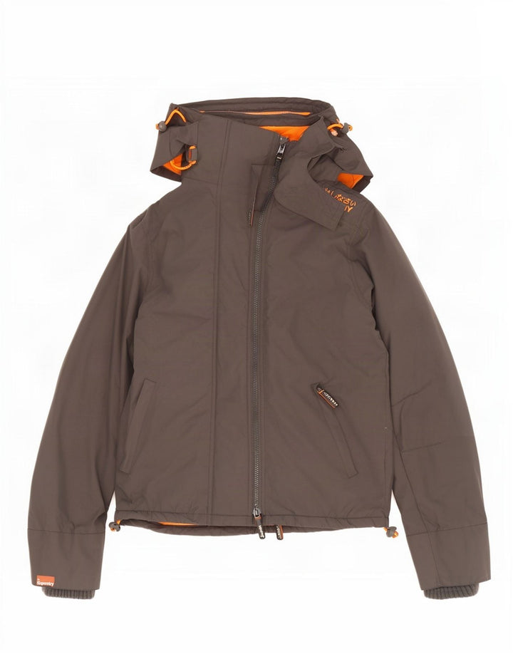 Superdry Herren The Windcheater Graphic Windjacke UK 40 Large Grau