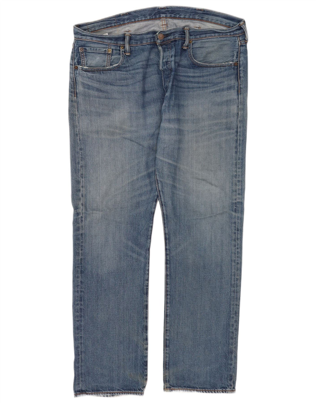 Levi's Herren 501 Straight Jeans W38 L32 Blaue Baumwolle