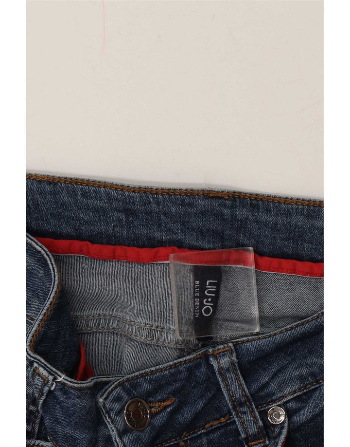 Liu Jo Damen Slim Jeans W30 L32 Blau