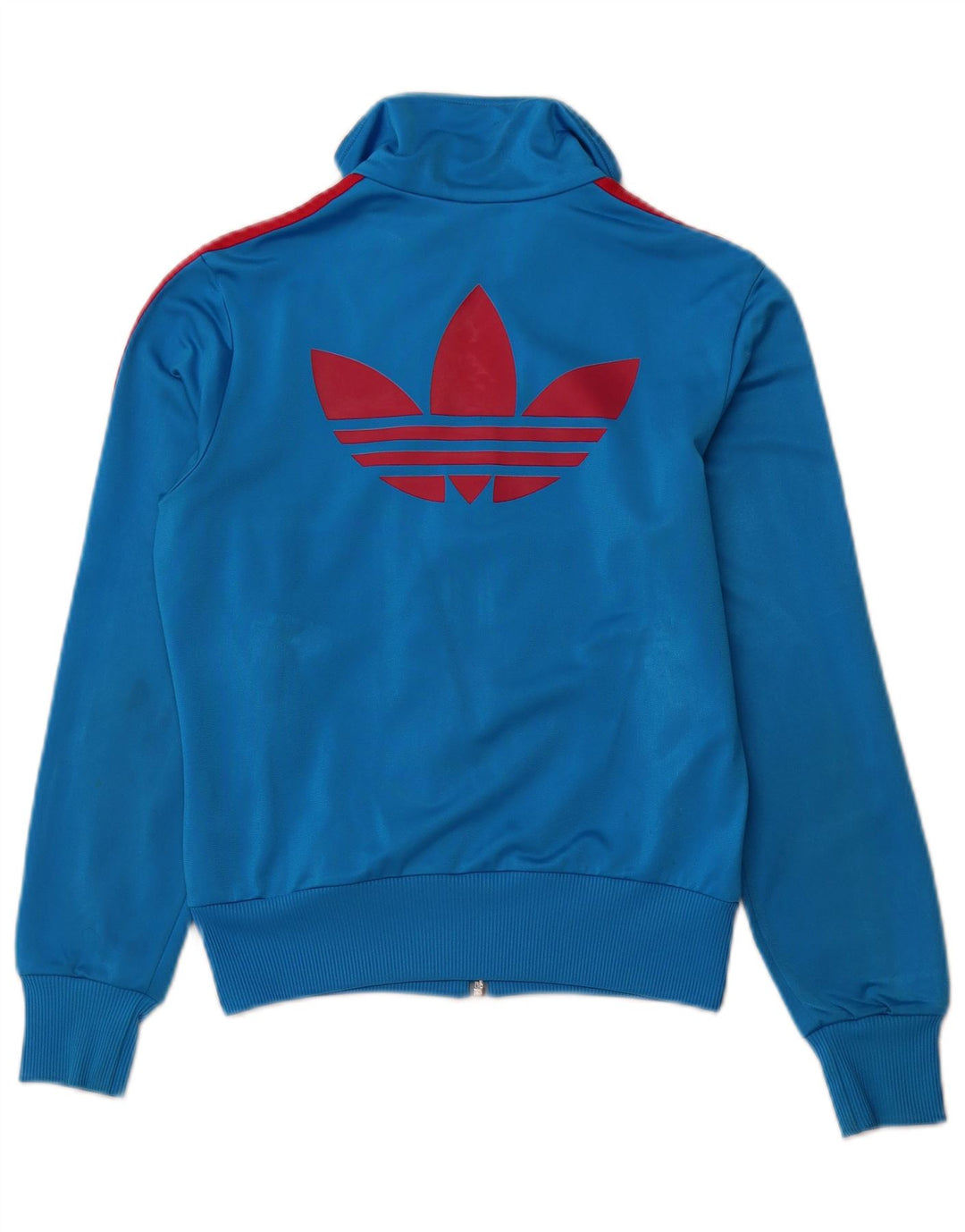Adidas Damen Graphic Trainingsanzug Top Jacke EU 36 Small Blau Polyester