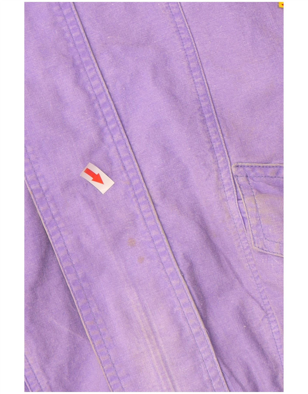 Vintage Herren Bomberjacke UK 40 Große Lila Baumwolle